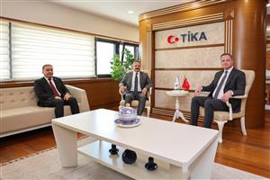 Arıbaş, TİKA ve Maarif Vakfı Başkanlıklarını Ziyaret Etti
